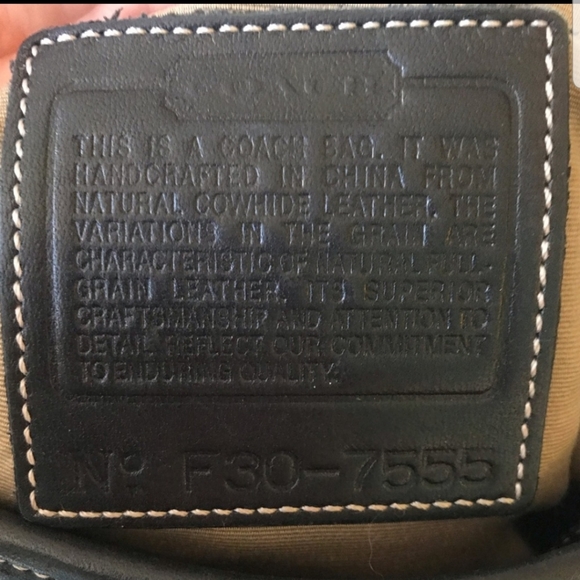 Coach black leather - Picture 4 of 4